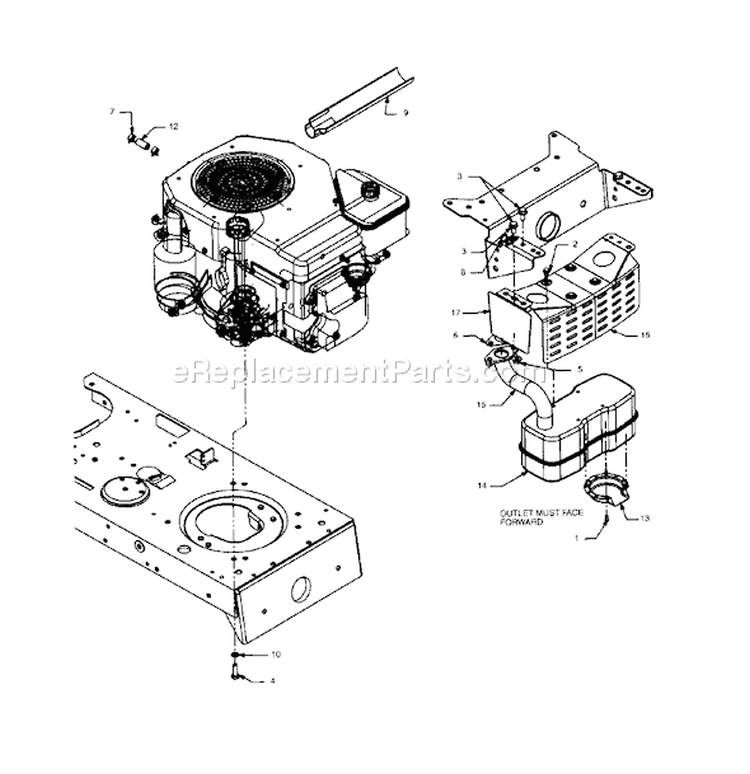 Page F Diagram and Parts List for 13AX614G401 1997 Yard Man Lawn Tractor